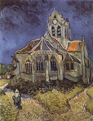 Vincent Van Gogh The Church at Auvers-sur-Oise (mk09) Germany oil painting art